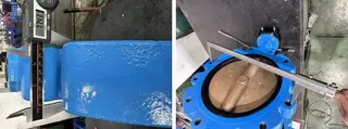 Dimension Checking for Concentric Butterfly Valve