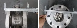 Dimension Checking for Butterfly Valve