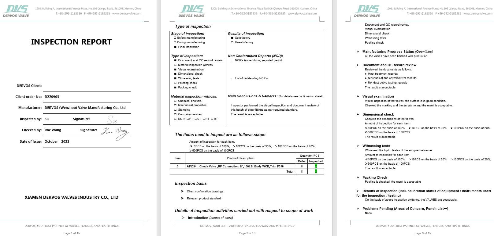 Inspection Report