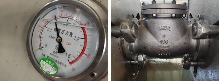 Pressure Testing for Swing Check Valve