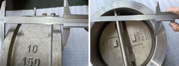 Dimension Checking for Check Valve