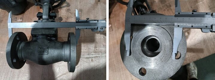 Dimension Checking for Globe Valve