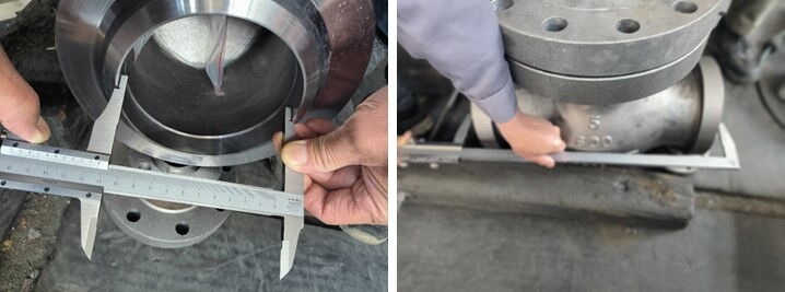 Dimension Checking for Globe Valve