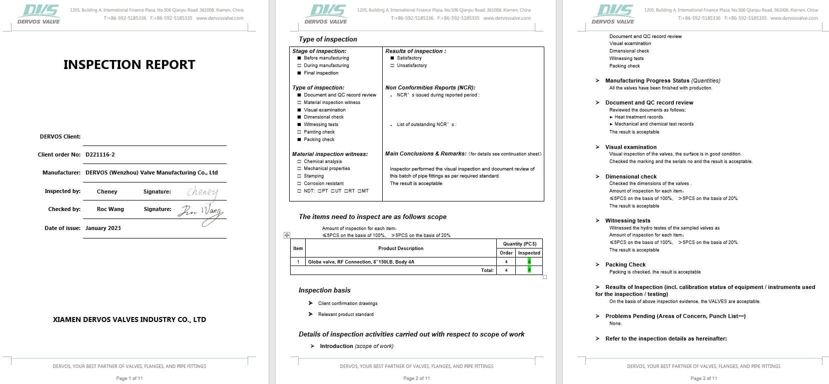 Inspection Report