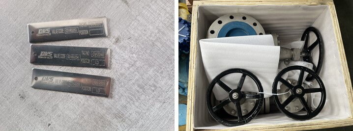 Nameplate & Packing for Globe Valve