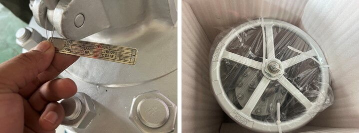 Nameplate & Packing for Globe Valve