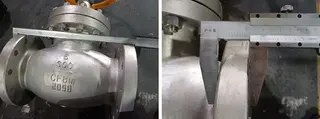 Dimension Checking for Globe Valve