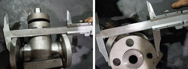 Dimension Checking for Plug Valve