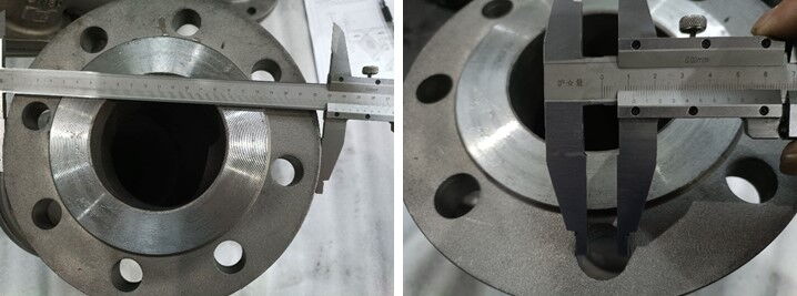 Dimension Checking for Y Type Strainer