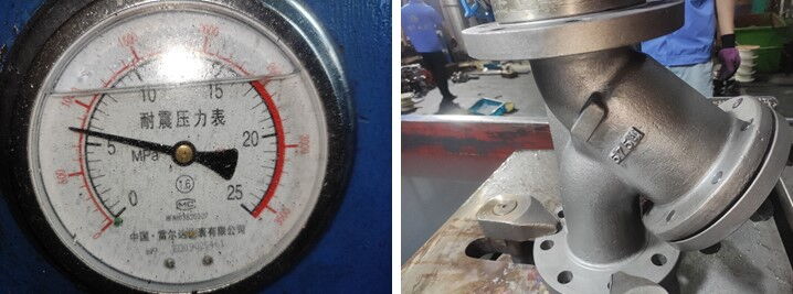 Pressure Testing for Y Type Strainer