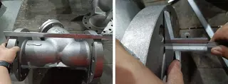 Dimension Checking for Y Strainer