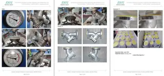 Inspection Report for Y Type Strainer