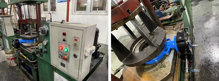 Wafer Butterfly Valve pressure test