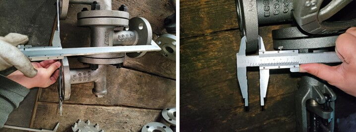 Dimension Checking for Change Over Valve