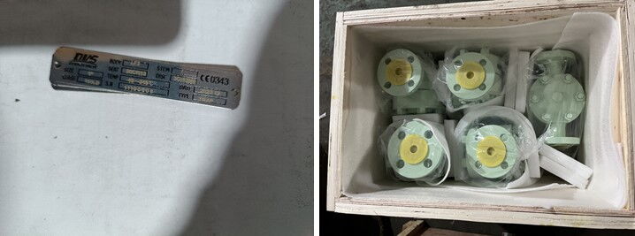 Nameplate & Packing for Steam Trap Valve