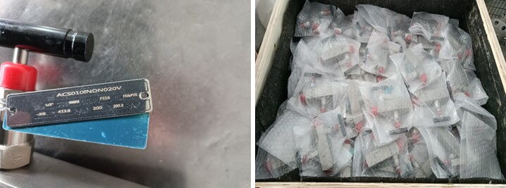 Nameplate &amp; Packing for Needle Valve