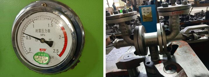 Pressure Testing for Change Over Valve