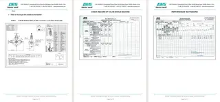 Inspection Report for Slimline Monoflange