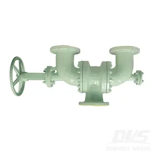 DIN 3356 Change Over Valve, DN150, PN40, A216 WCB, RF