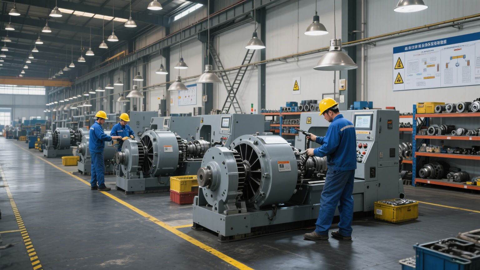 Generator Set Manufacturing Workshop