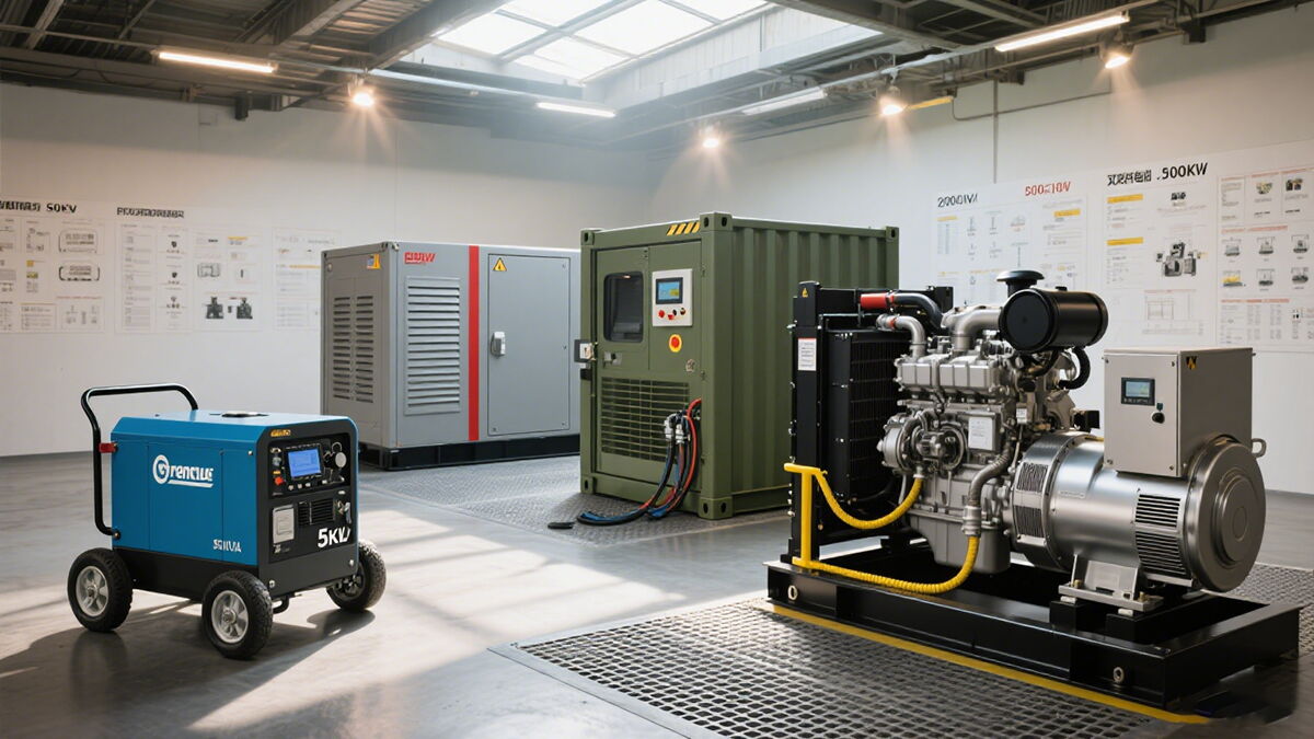 How to Choose the Right Diesel Generator Based on Load Type？