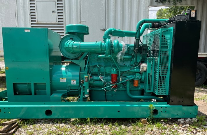 Diesel Generator Set in Operation