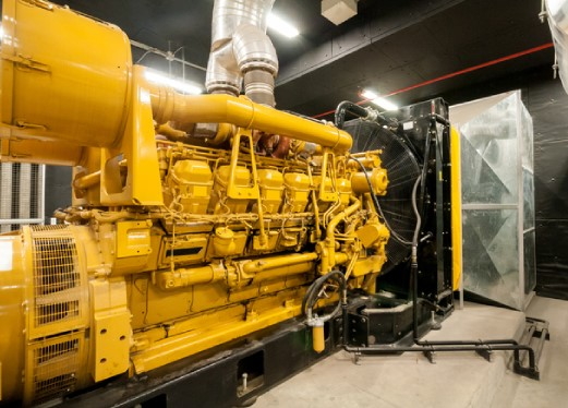 Diesel Generator Set in Operation