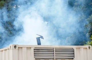Smoke from Diesel Generator