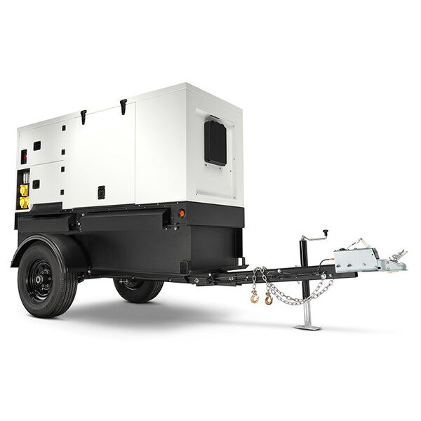 38kW 47kVA Diesel Genset, Isuzu 4LE2XAGV01, Trailer Mounted