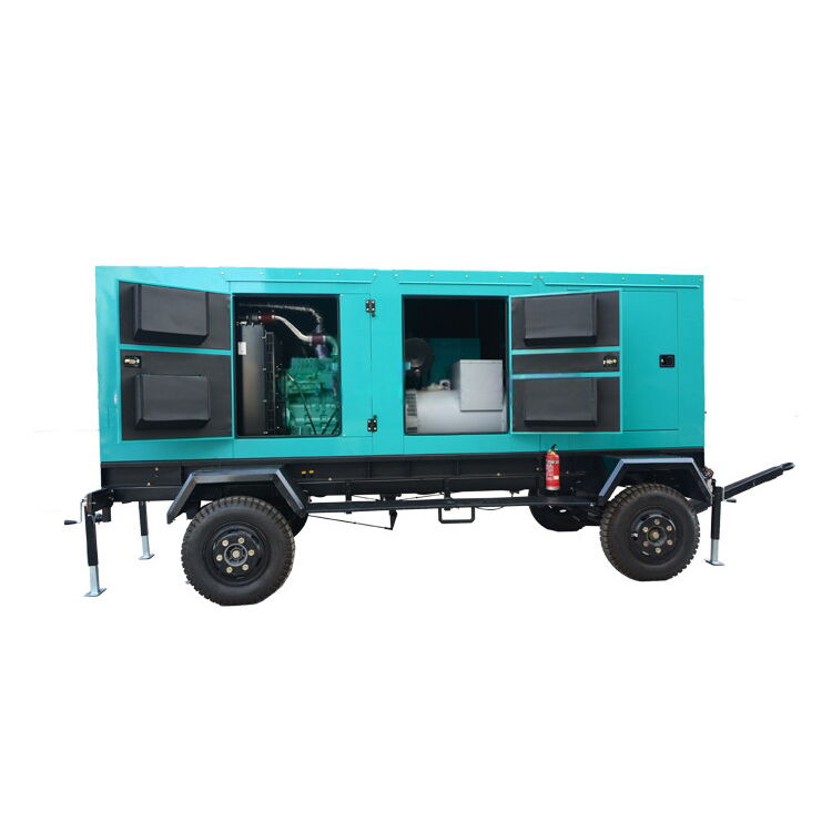 50kW Diesel Generator Set, Cummins 4BTA3.9G2, 60 Hz, Trailer