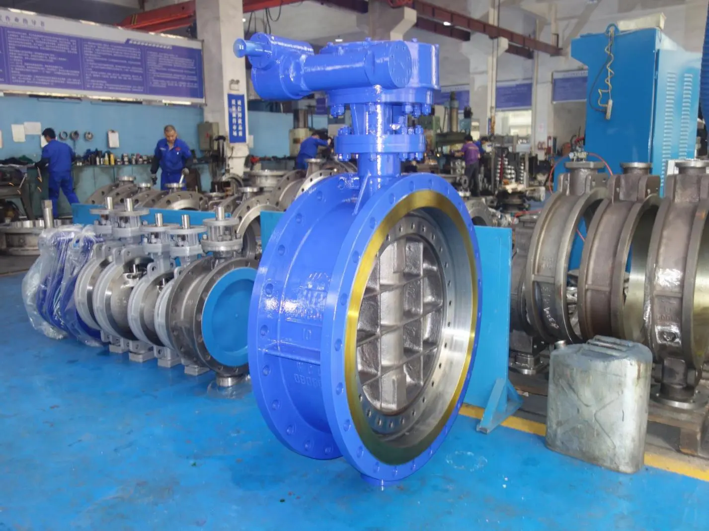Metal seated butterfly valve