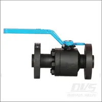 Flanged End Ball Valve, ASTM A350 LF6, CL600, 1/2 Inch, Two Piece