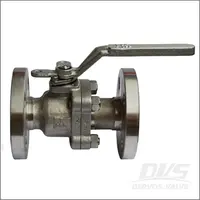 2-Piece Integral Flanged Ball Valve, ASTM F316L, Class 800, 1 Inch