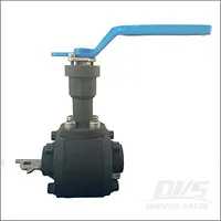 3 Pieces Extended Bonnet Ball Valve, ASTM A105N, 800 LBs, 3/4 Inch