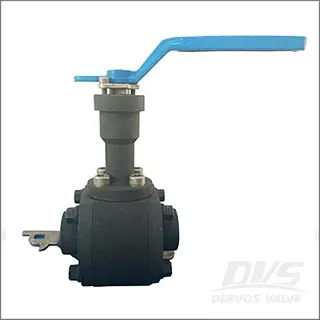 3 Pieces Extended Bonnet Ball Valve, ASTM A105N, 800 LBs, 3/4 Inch