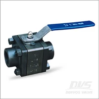 Forged Steel Threaded Ball Valve, ASTM A105, Class 600 LB, 3PCS NPT