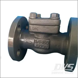 Integral Flanged Swing Check Valve, ASTM A105N, 3/4 Inch, Class 150
