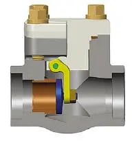 Forged Steel Swing Check Valve, A105N, 1 Inch, Class 800, BS 5352