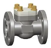 Integral Flanged Swing Check Valve, ASTM A105N, 3/4 Inch, Class 150