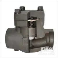 Spring Loaded Piston Check Valve, 1/2-4 Inch, 150-1500 LB, Threaded