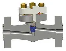 Integral Flanged Piston Check Valve, ASTM A105N, 1 Inch, Class 1500