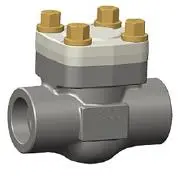 Spring Loaded Piston Check Valve, 1/2-4 Inch, 150-1500 LB, Threaded