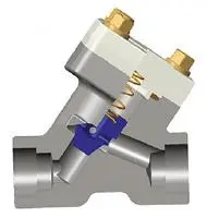 Y Forged Steel Check Valve, ASTM A105N, Class 800, 1 Inch, API 602