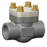 Spring Loaded Piston Check Valve, 1/2-4 Inch, 150-1500 LB, Threaded