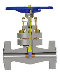 Worm Gear Operated Gate Valve, F316L, 2 Inch, High Pressure