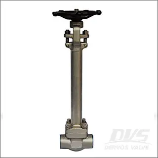 Forged Cryogenic Gate Valve, F316L, Class 1500, 1 In, Bolted Bonnet