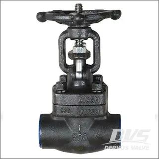 Forged Carbon Steel Gate Valve, NPS 1 Inch, CL800, SW, Handwheel