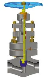 Bolted Bonnet Forged Globe Valve, A182 F304L, 1/2-4 IN, CL1500-2500