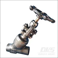 Y Welded Bonnet Globe Valve, ASTM A105N, Class 800, 1/2 Inch