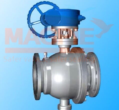 Cast Steel Trunnion Mounted Ball Valve
